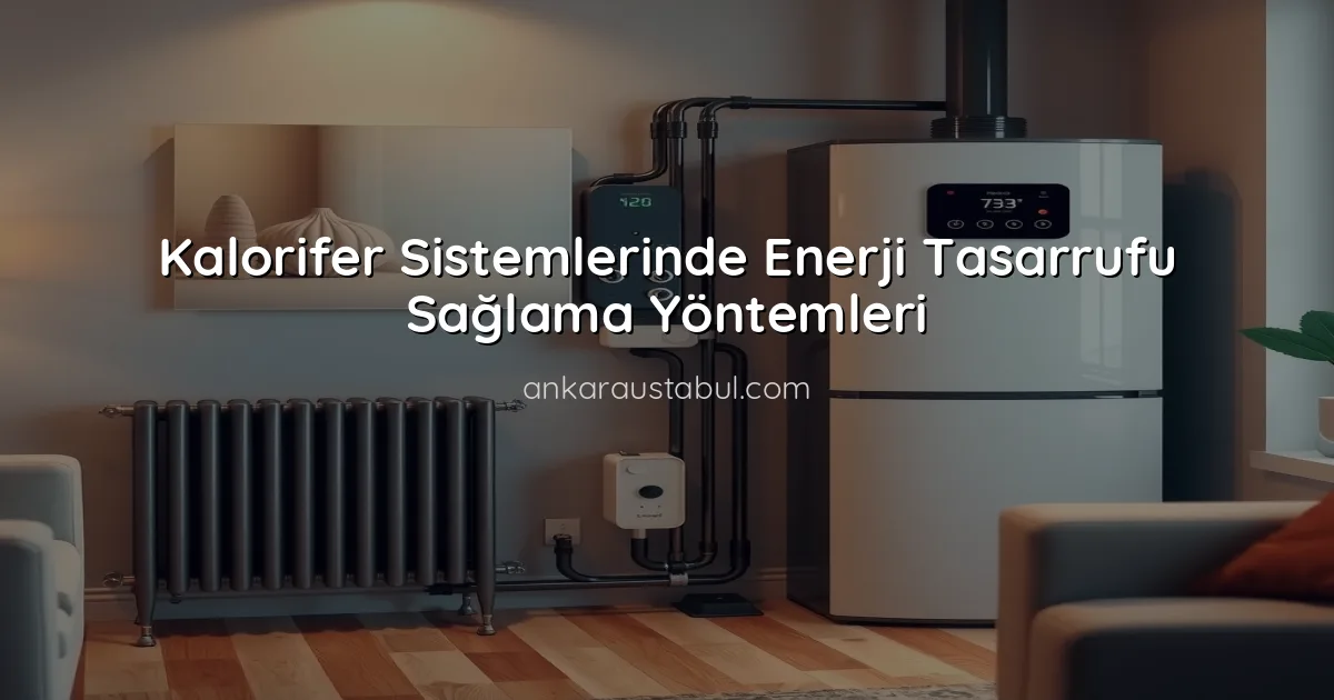 Kalorifer Sistemlerinde Enerji Tasarrufu Sağlama Yöntemleri