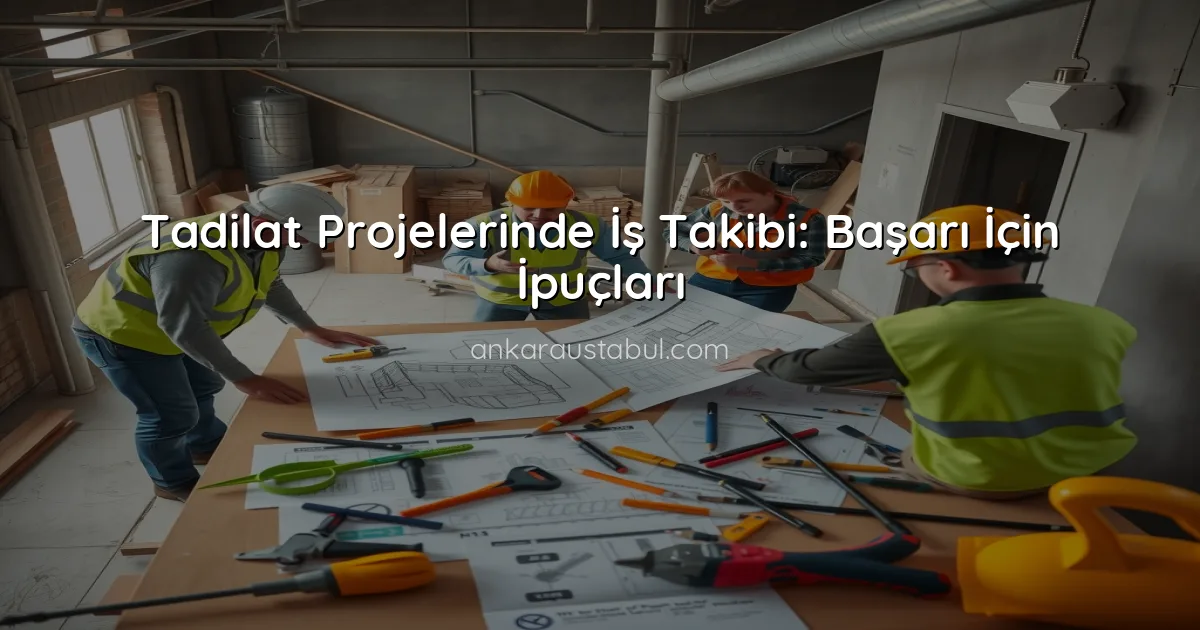 Tadilat Projelerinde İş Takibi: Başarı İçin İpuçları