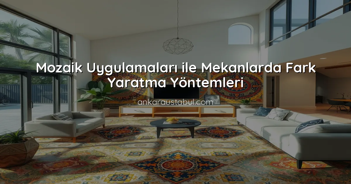 Mozaik Uygulamaları ile Mekanlarda Fark Yaratma Yöntemleri