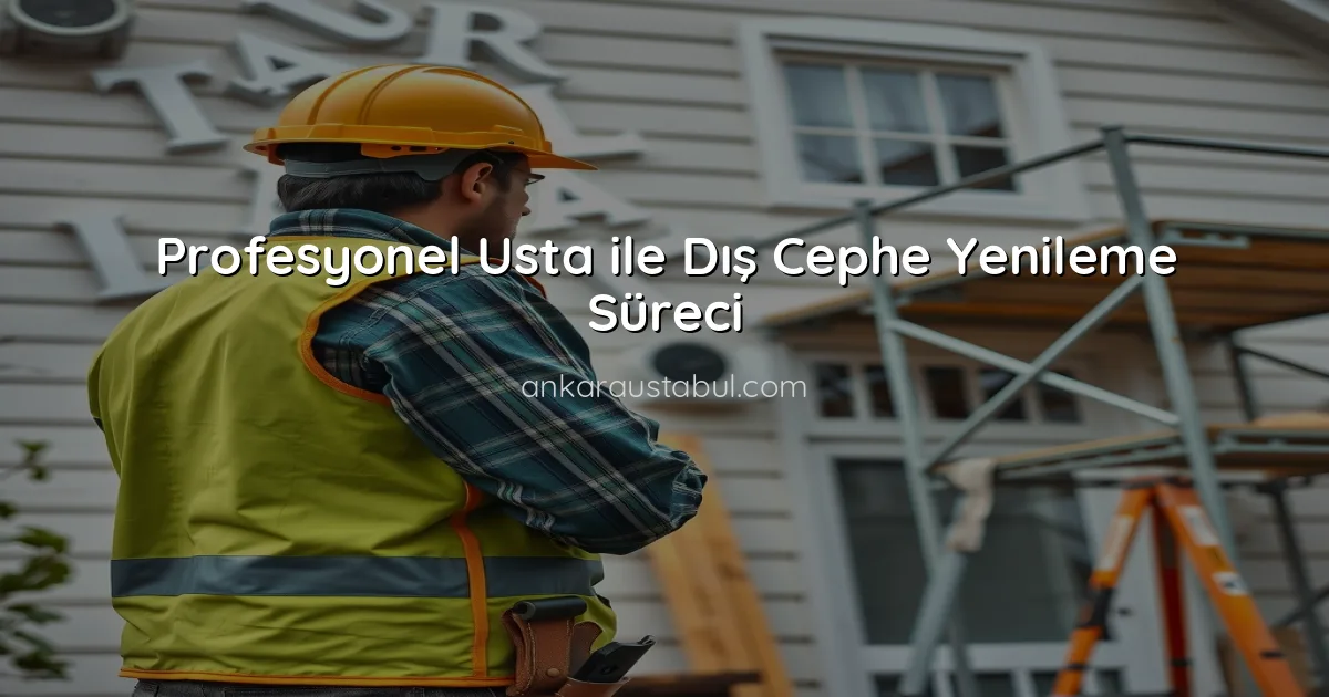 Profesyonel Usta ile Dış Cephe Yenileme Süreci