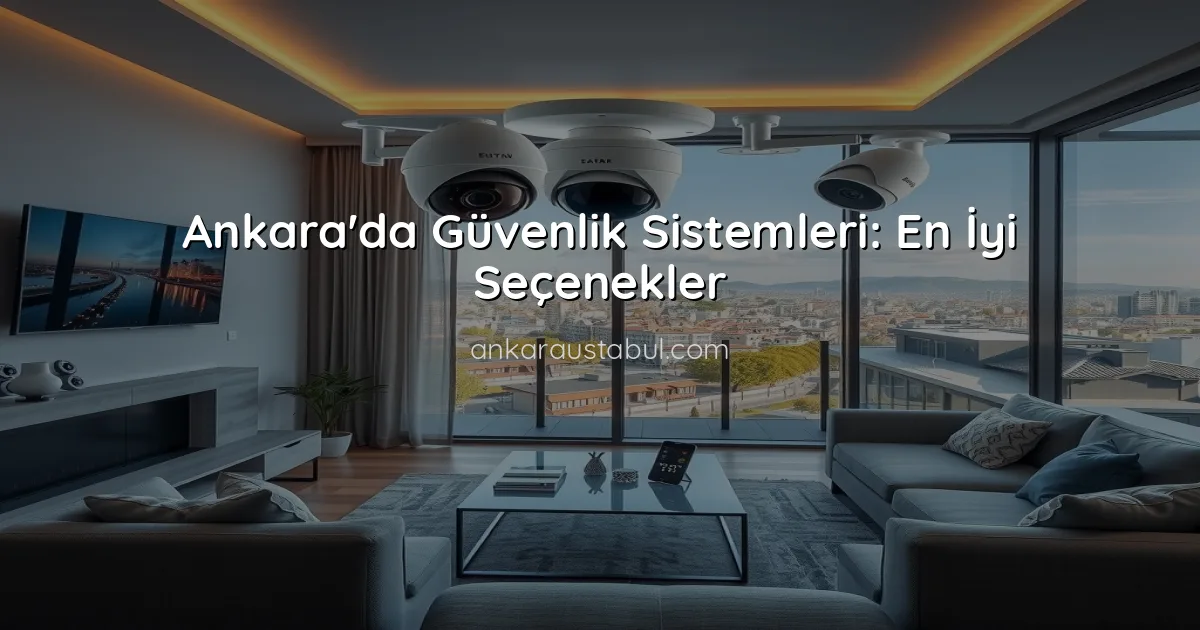 Ankara'da Güvenlik Sistemleri: En İyi Seçenekler