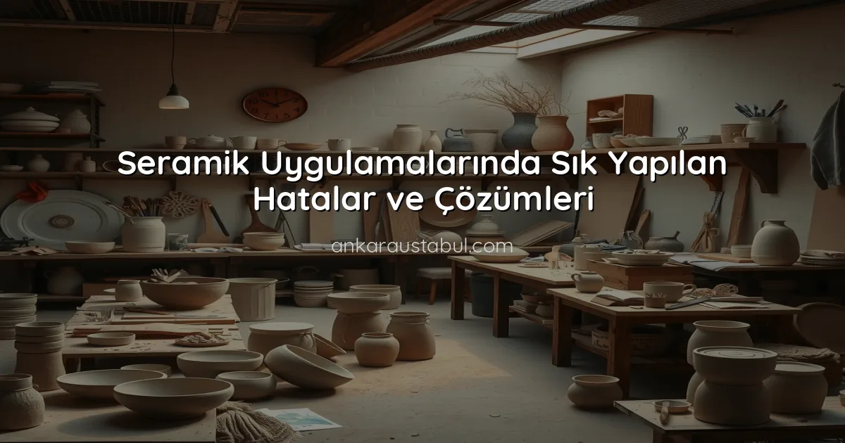 Seramik Uygulamalarında Sık Yapılan Hatalar ve Çözümleri