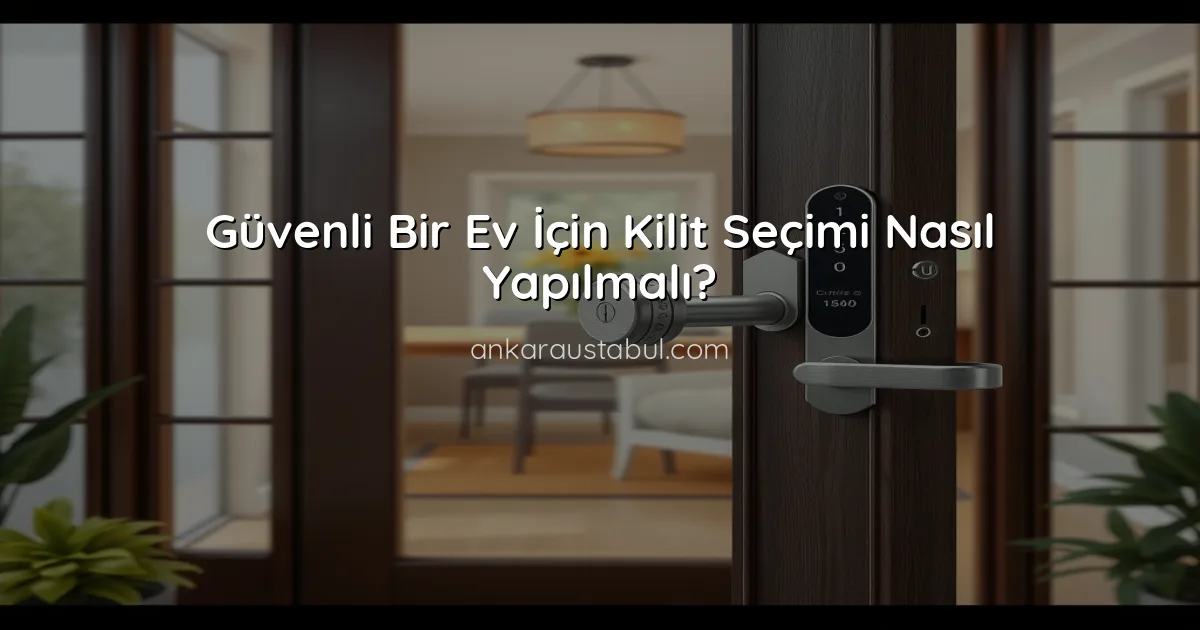 Güvenli Bir Ev İçin Kilit Seçimi Nasıl Yapılmalı?