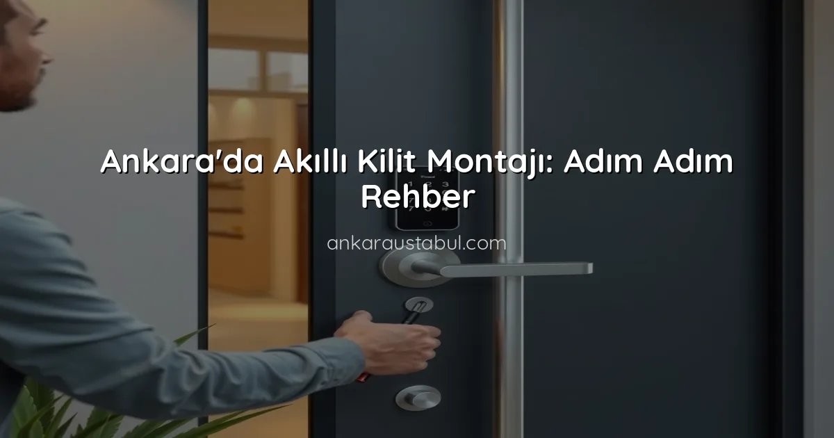Ankara'da Akıllı Kilit Montajı: Adım Adım Rehber