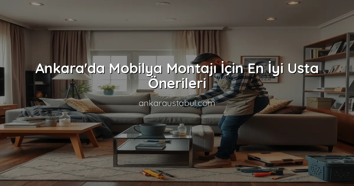 Ankara'da Mobilya Montajı İçin En İyi Usta Önerileri