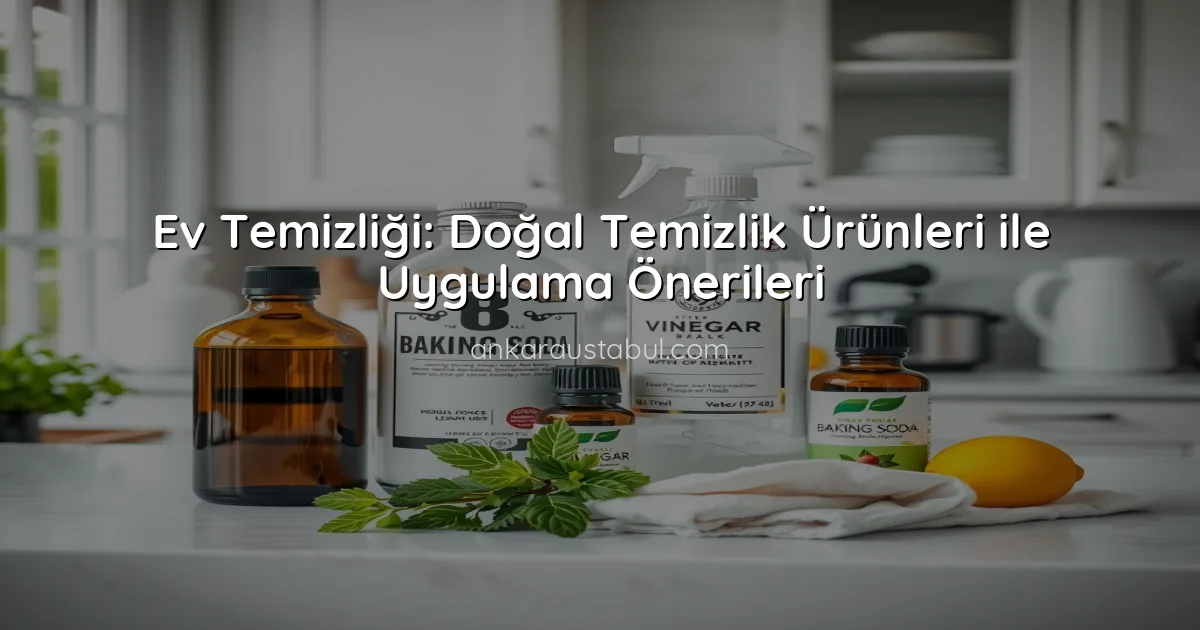 Ev Temizliği: Doğal Temizlik Ürünleri ile Uygulama Önerileri