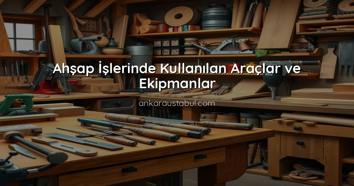 Ahşap İşlerinde Kullanılan Araçlar ve Ekipmanlar