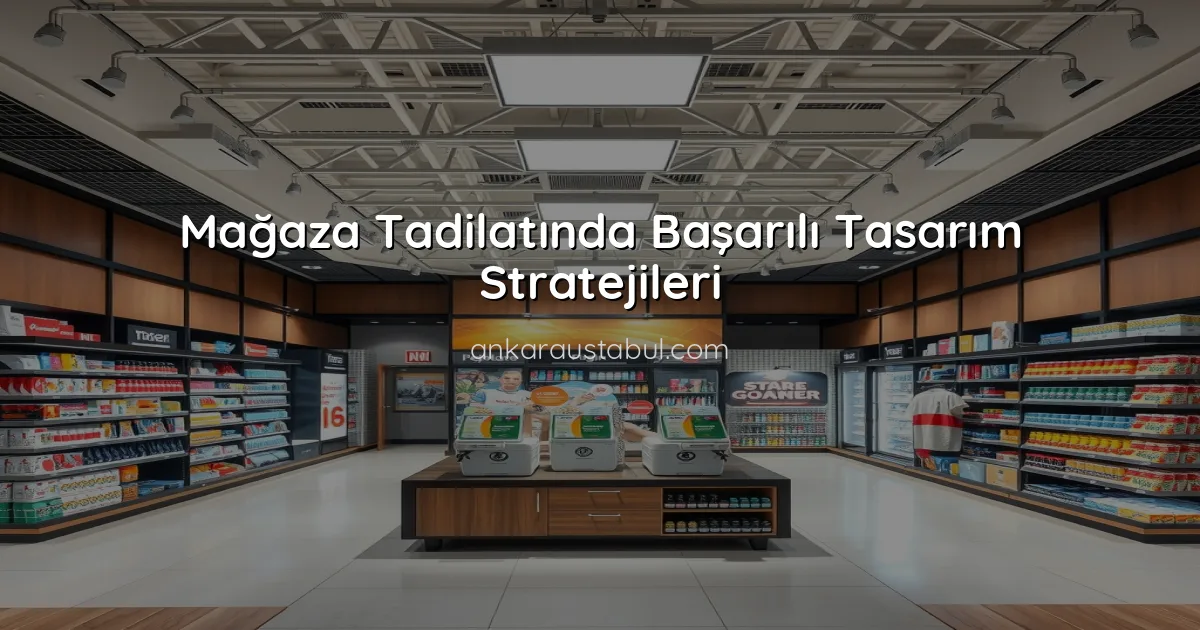 Mağaza Tadilatında Başarılı Tasarım Stratejileri