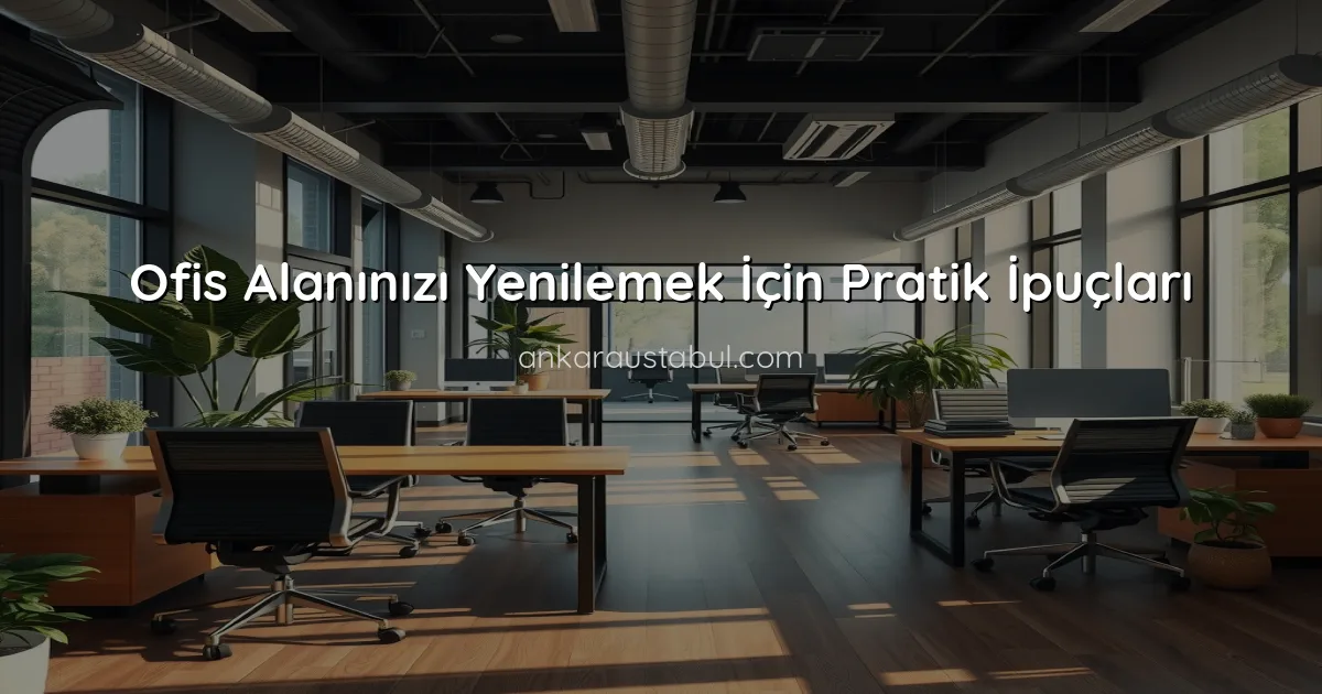 Ofis Alanınızı Yenilemek İçin Pratik İpuçları
