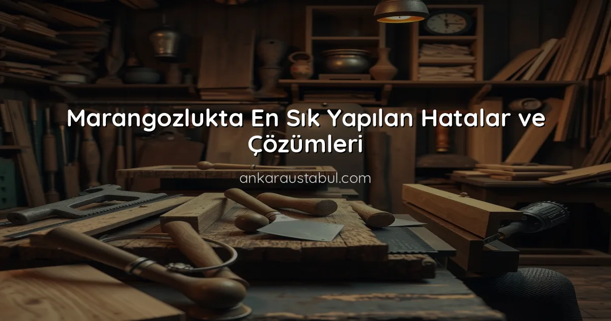 Marangozlukta En Sık Yapılan Hatalar ve Çözümleri