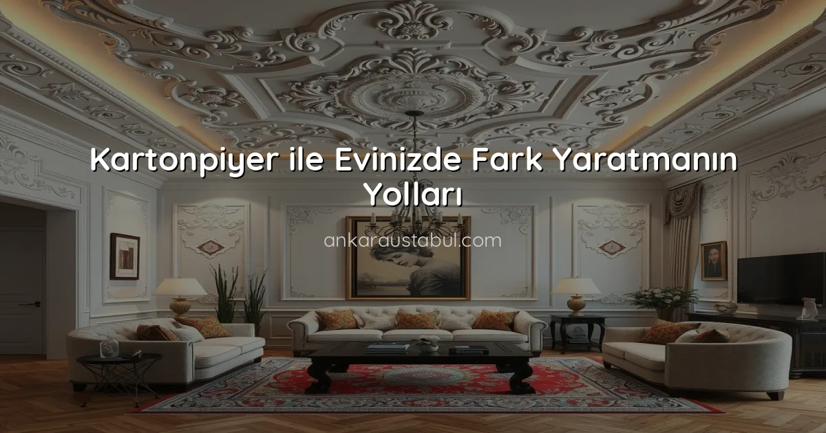 Kartonpiyer ile Evinizde Fark Yaratmanın Yolları