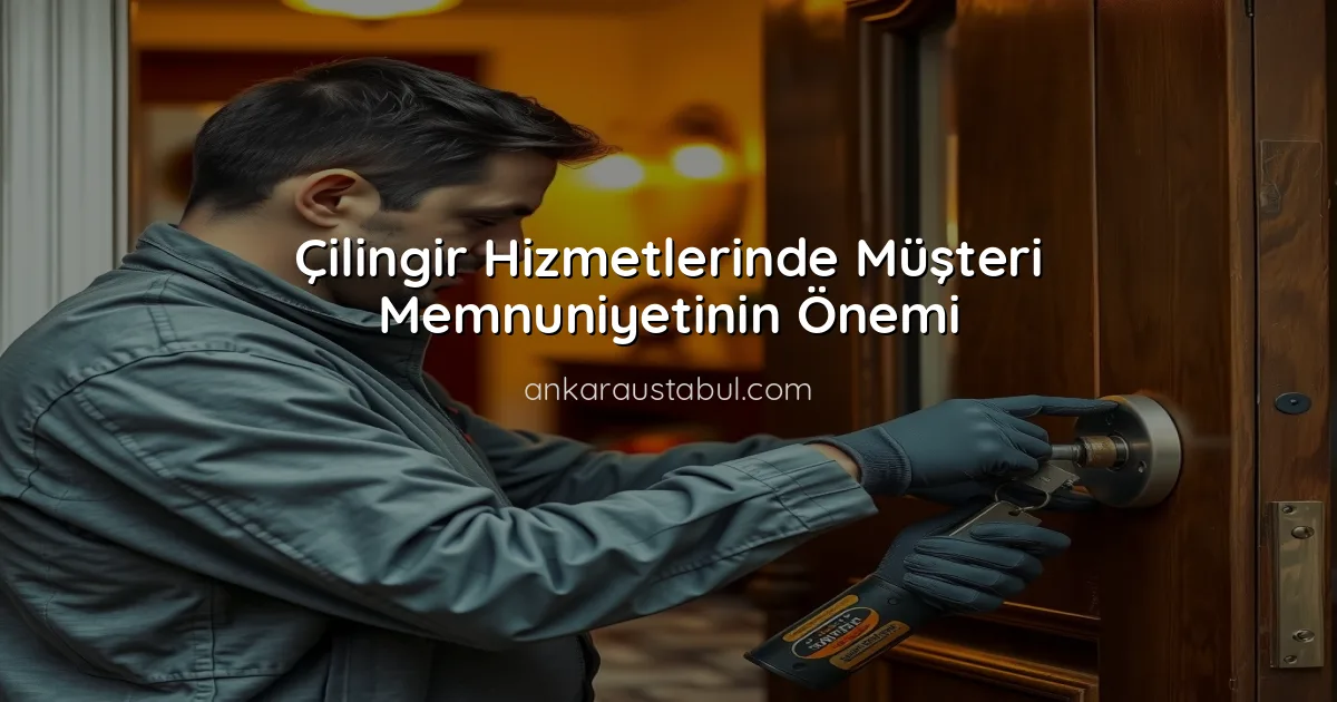 Çilingir Hizmetlerinde Müşteri Memnuniyetinin Önemi