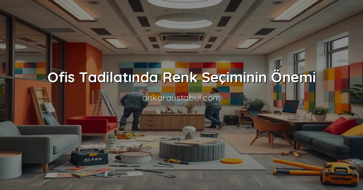Ofis Tadilatında Renk Seçiminin Önemi