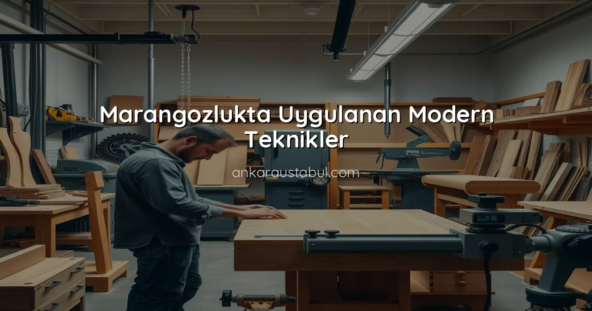 Marangozlukta Uygulanan Modern Teknikler