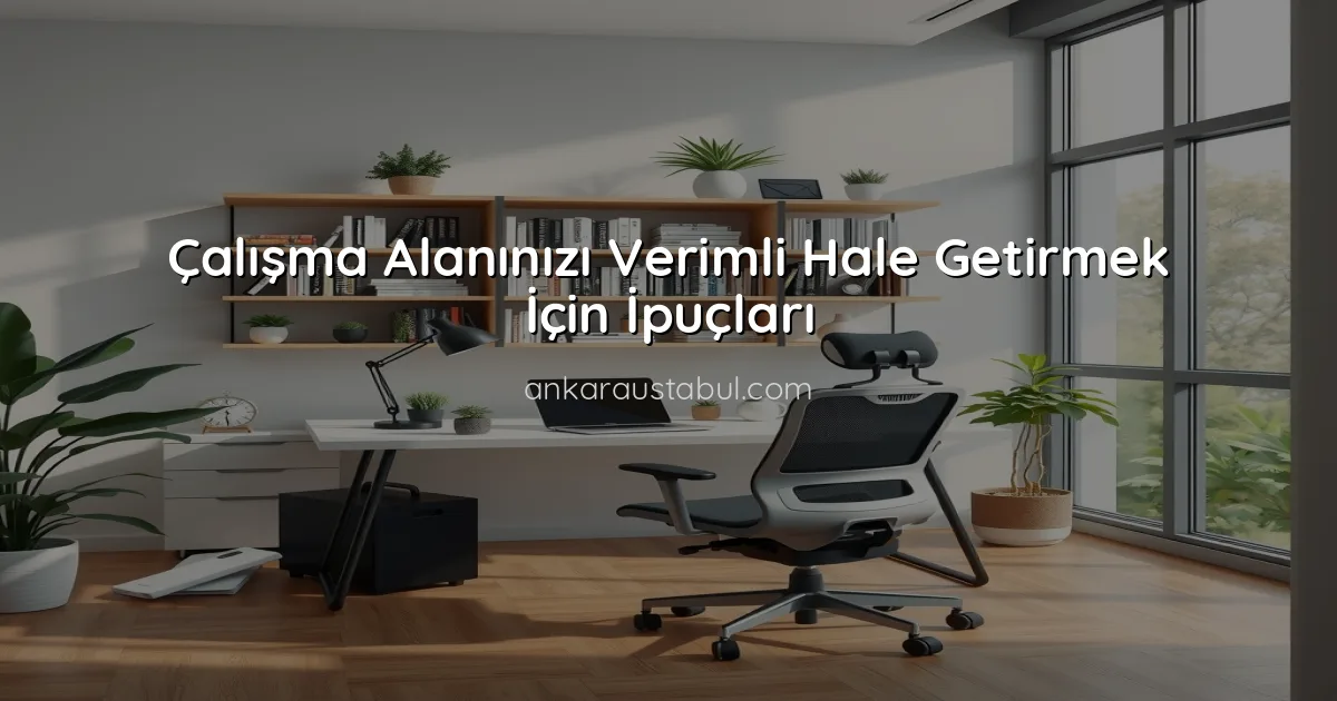 Çalışma Alanınızı Verimli Hale Getirmek İçin İpuçları