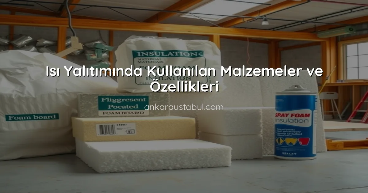 Isı Yalıtımında Kullanılan Malzemeler ve Özellikleri