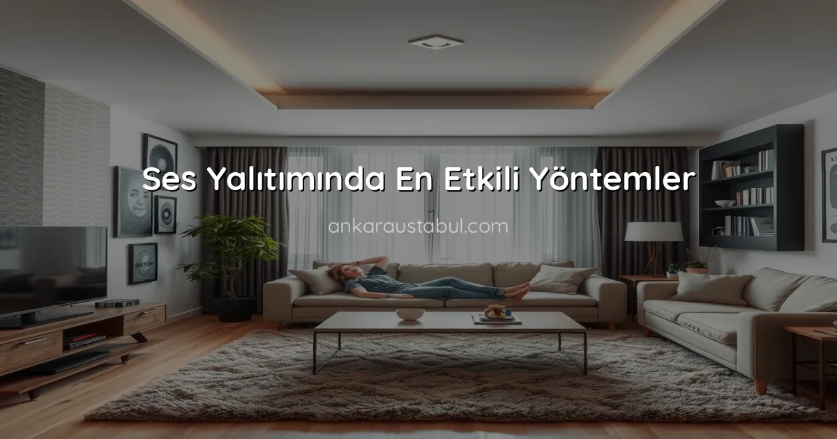 Ses Yalıtımında En Etkili Yöntemler