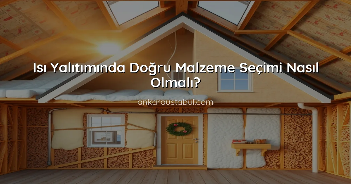 Isı Yalıtımında Doğru Malzeme Seçimi Nasıl Olmalı?