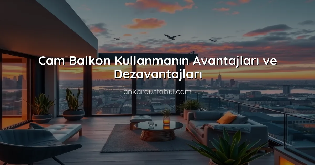 Cam Balkon Kullanmanın Avantajları ve Dezavantajları