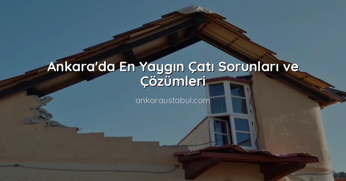 Ankara'da En Yaygın Çatı Sorunları ve Çözümleri