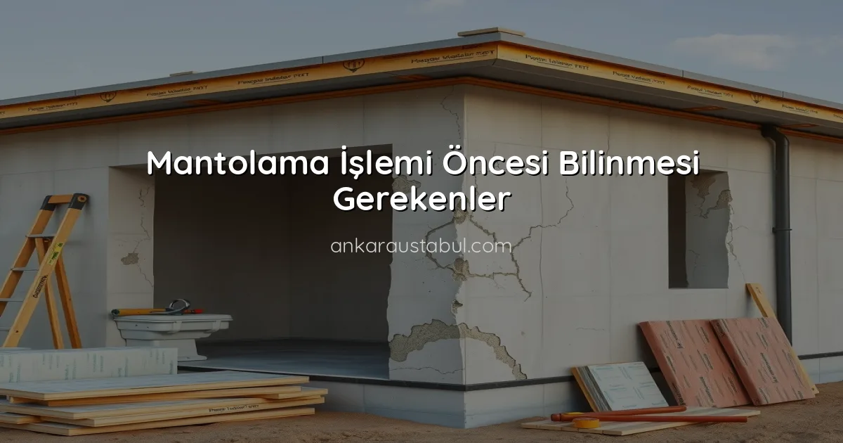 Mantolama İşlemi Öncesi Bilinmesi Gerekenler