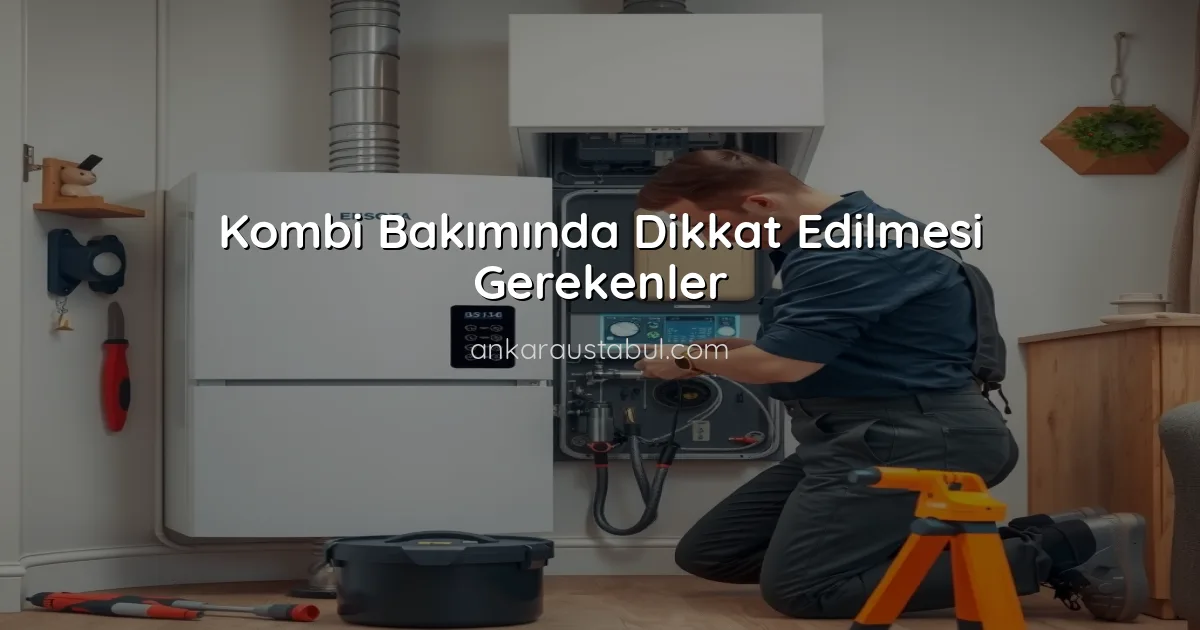 Kombi Bakımında Dikkat Edilmesi Gerekenler