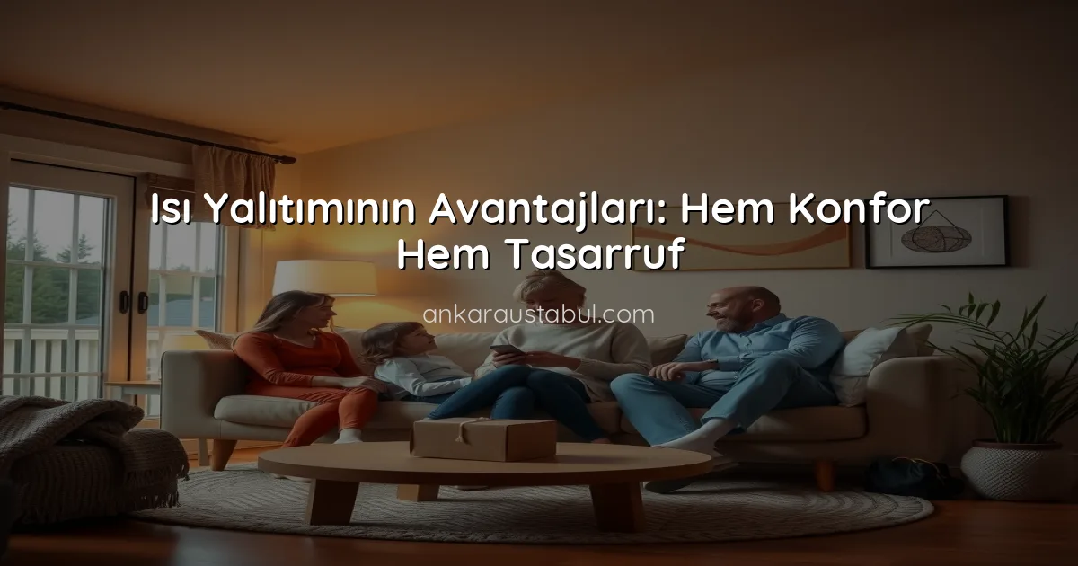 Isı Yalıtımının Avantajları: Hem Konfor Hem Tasarruf