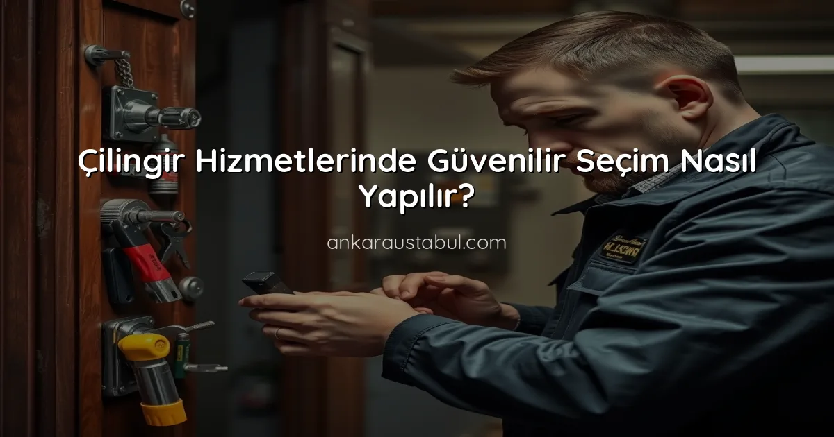 Çilingir Hizmetlerinde Güvenilir Seçim Nasıl Yapılır?