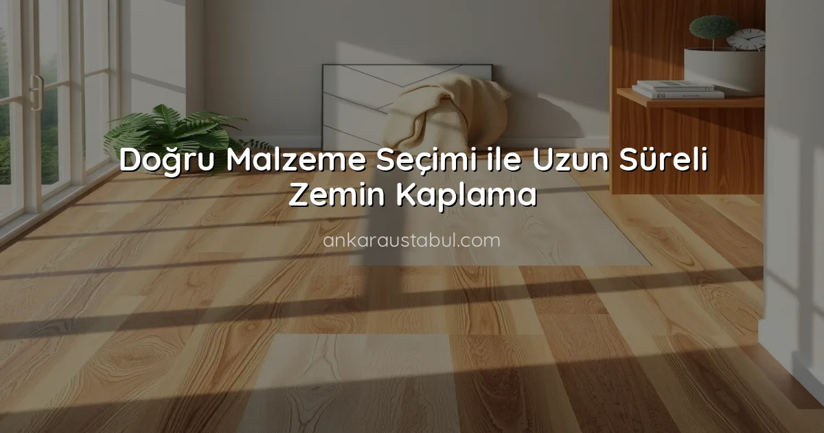 Doğru Malzeme Seçimi ile Uzun Süreli Zemin Kaplama
