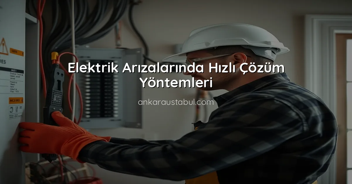 Elektrik Arızalarında Hızlı Çözüm Yöntemleri