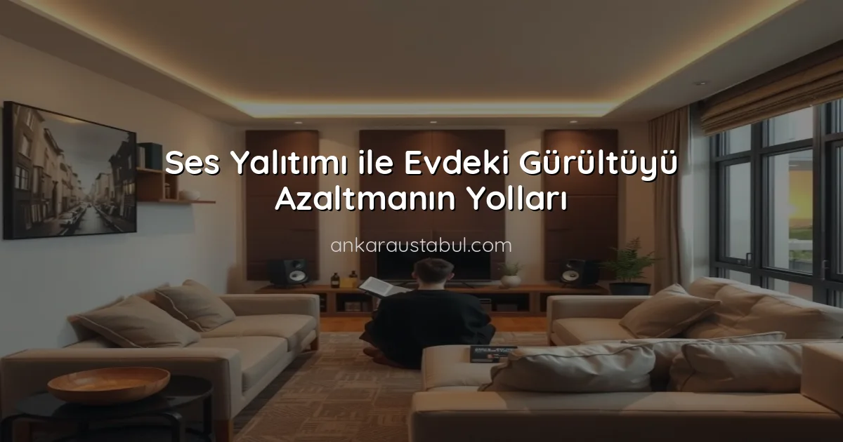 Ses Yalıtımı ile Evdeki Gürültüyü Azaltmanın Yolları