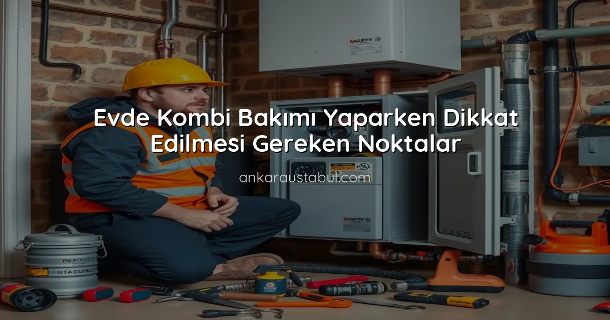 Evde Kombi Bakımı Yaparken Dikkat Edilmesi Gereken Noktalar