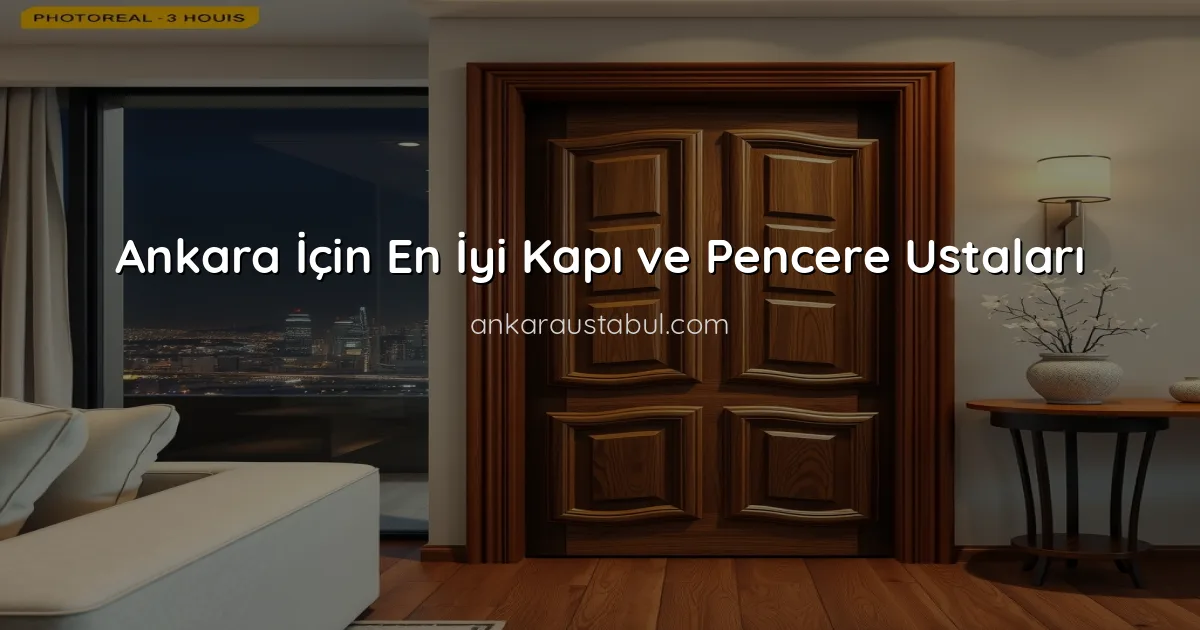 Ankara İçin En İyi Kapı ve Pencere Ustaları