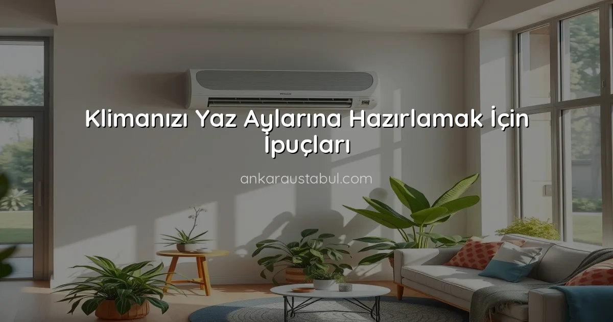 Klimanızı Yaz Aylarına Hazırlamak İçin İpuçları