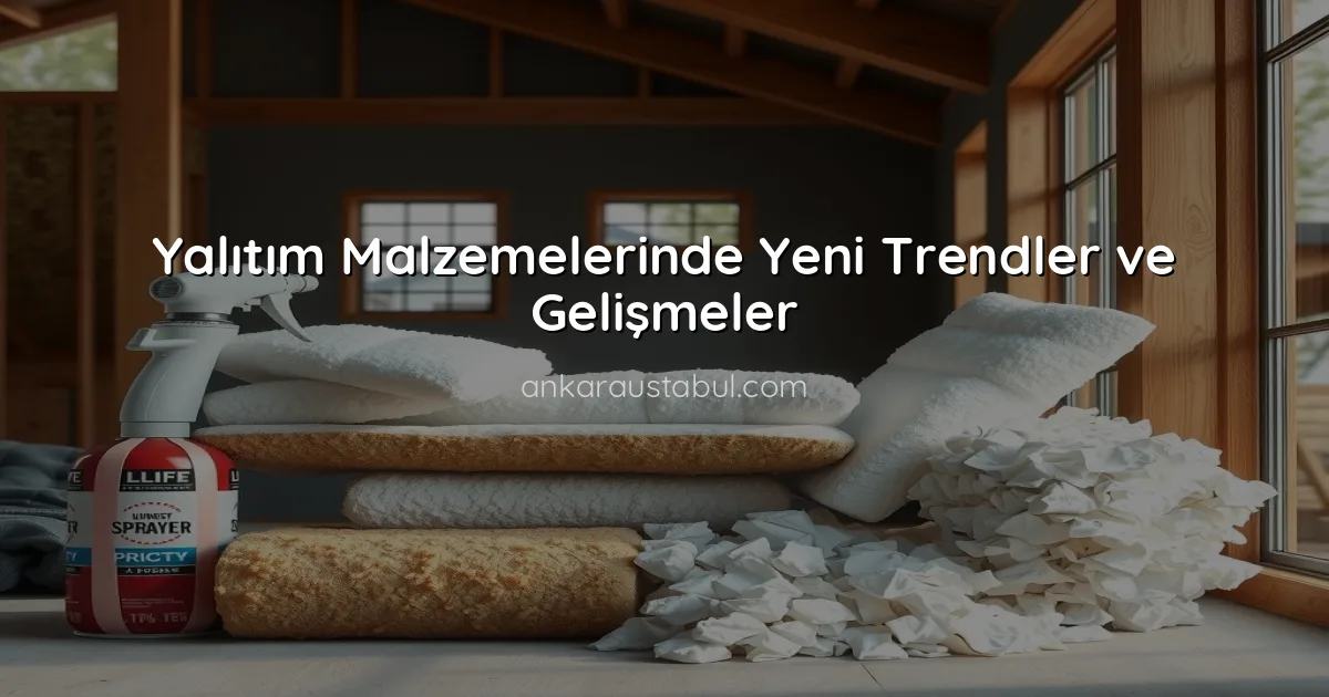 Yalıtım Malzemelerinde Yeni Trendler ve Gelişmeler