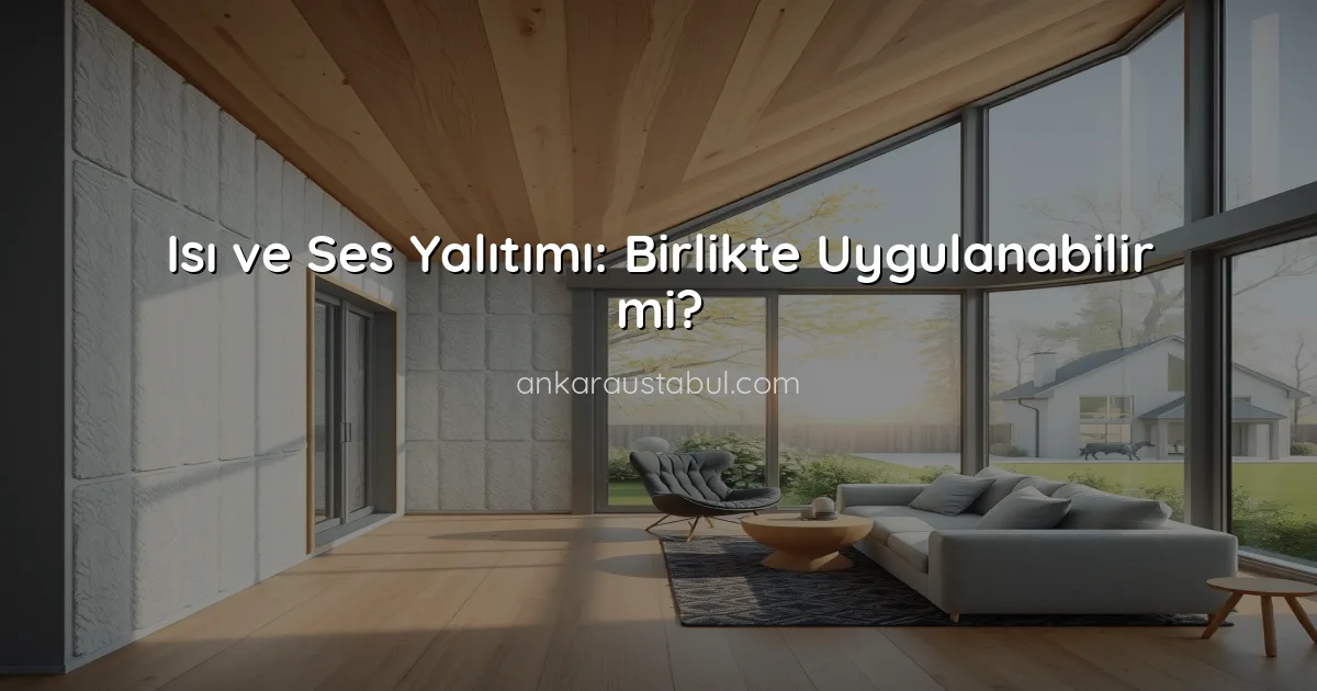 Isı ve Ses Yalıtımı: Birlikte Uygulanabilir mi?