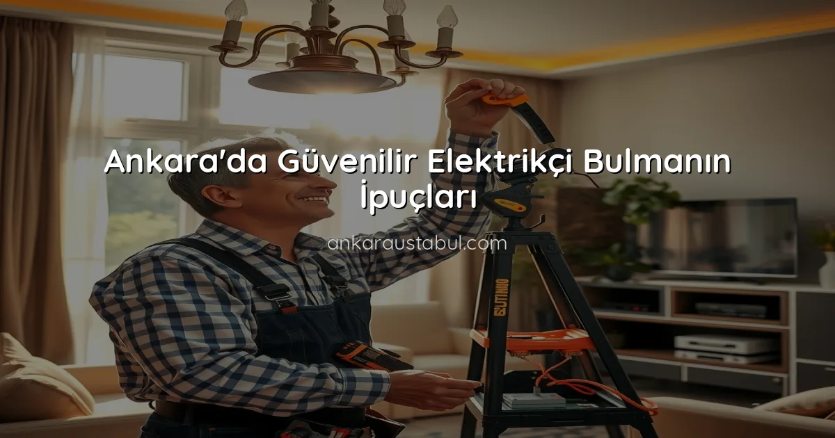Ankara'da Güvenilir Elektrikçi Bulmanın İpuçları