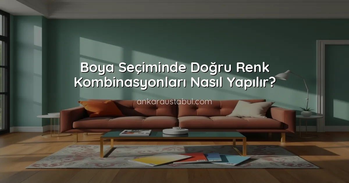Boya Seçiminde Doğru Renk Kombinasyonları Nasıl Yapılır?
