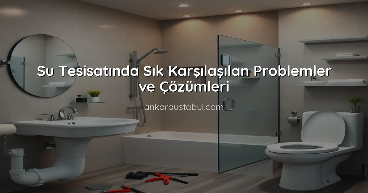 Su Tesisatında Sık Karşılaşılan Problemler ve Çözümleri