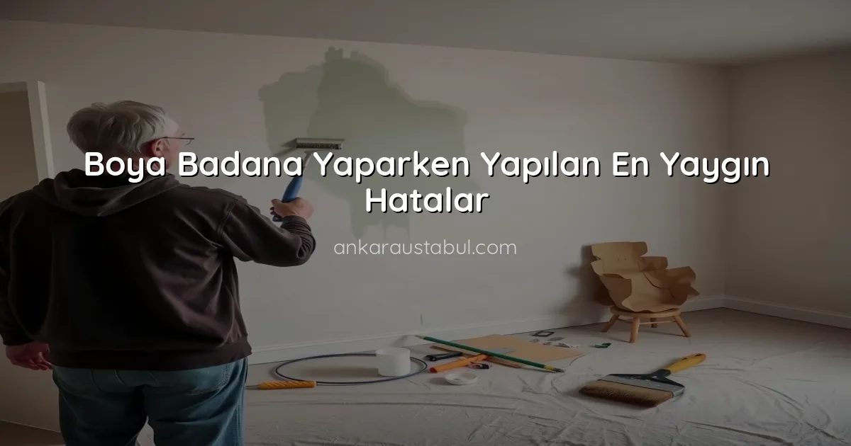 Boya Badana Yaparken Yapılan En Yaygın Hatalar