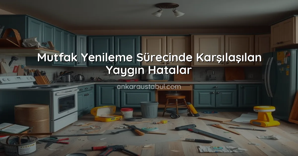 Mutfak Yenileme Sürecinde Karşılaşılan Yaygın Hatalar