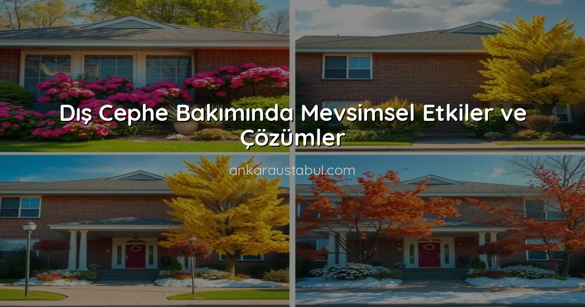 Dış Cephe Bakımında Mevsimsel Etkiler ve Çözümler