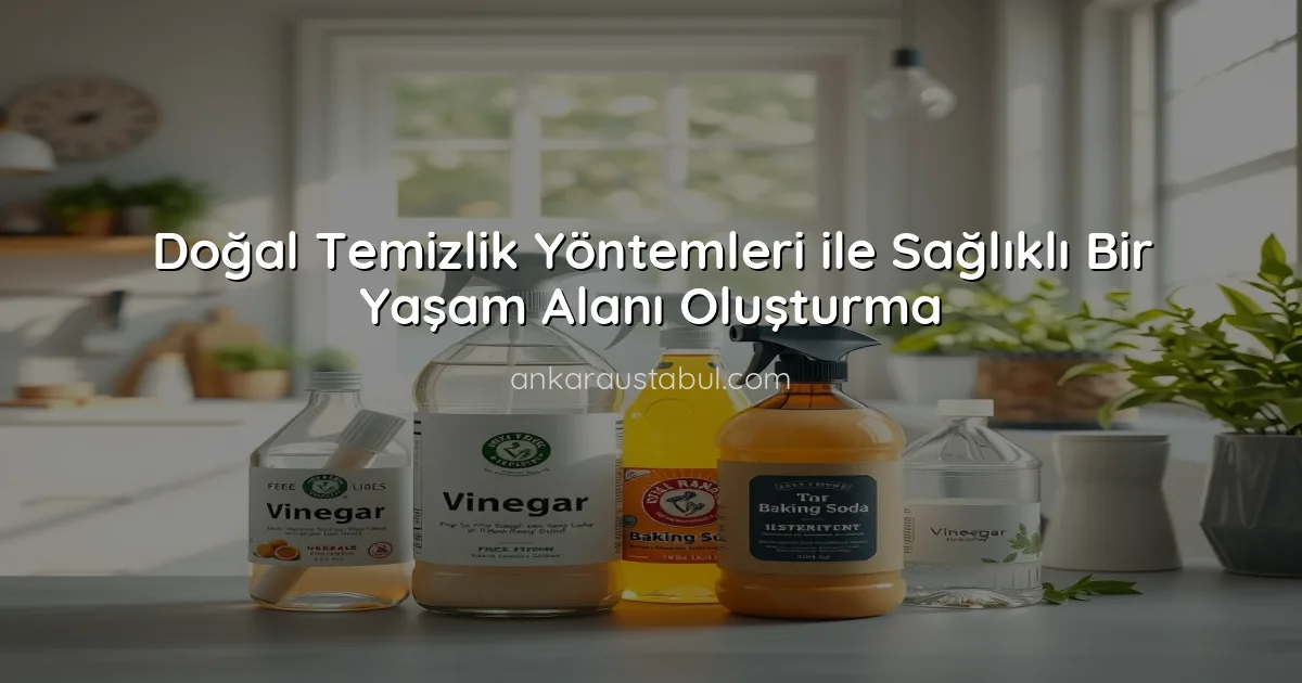 Doğal Temizlik Yöntemleri ile Sağlıklı Bir Yaşam Alanı Oluşturma