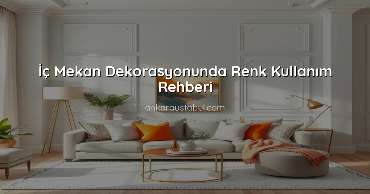 İç Mekan Dekorasyonunda Renk Kullanım Rehberi