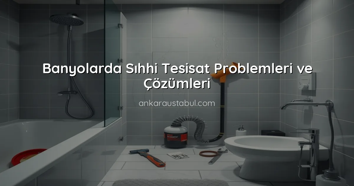 Banyolarda Sıhhi Tesisat Problemleri ve Çözümleri