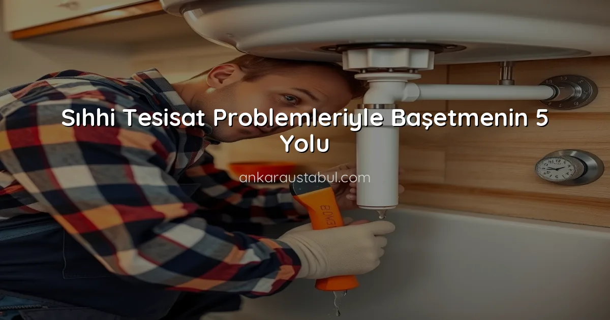 Sıhhi Tesisat Problemleriyle Başetmenin 5 Yolu