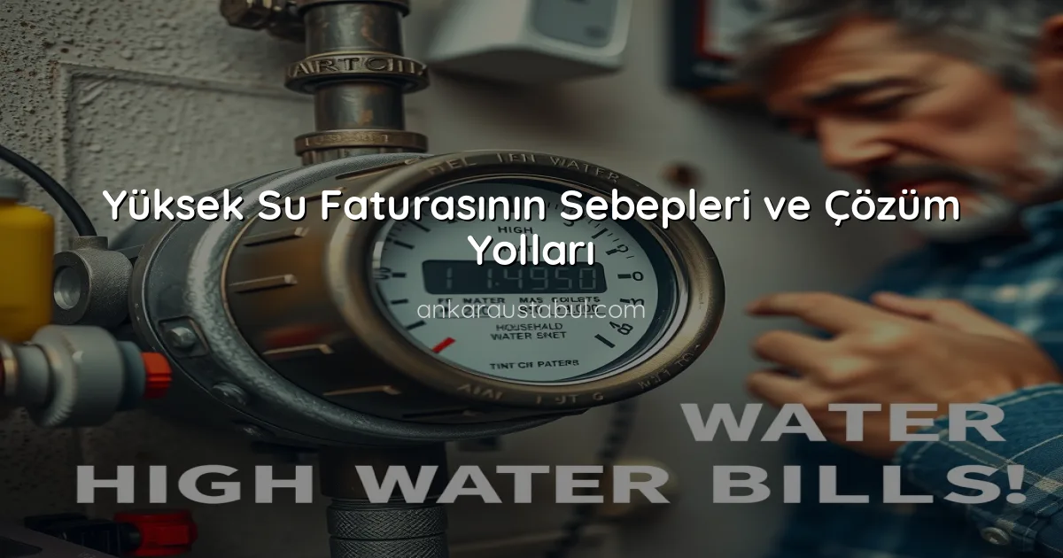 Yüksek Su Faturasının Sebepleri ve Çözüm Yolları
