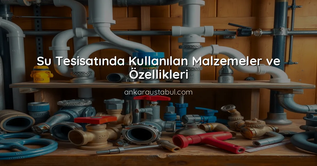 Su Tesisatında Kullanılan Malzemeler ve Özellikleri
